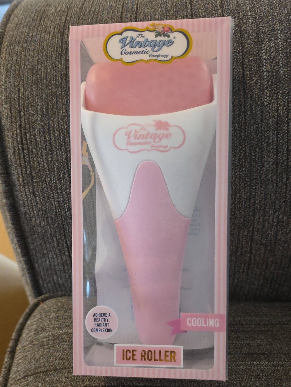 The Vintage Codmetic Company Pink Cooling Ice Roller for Women